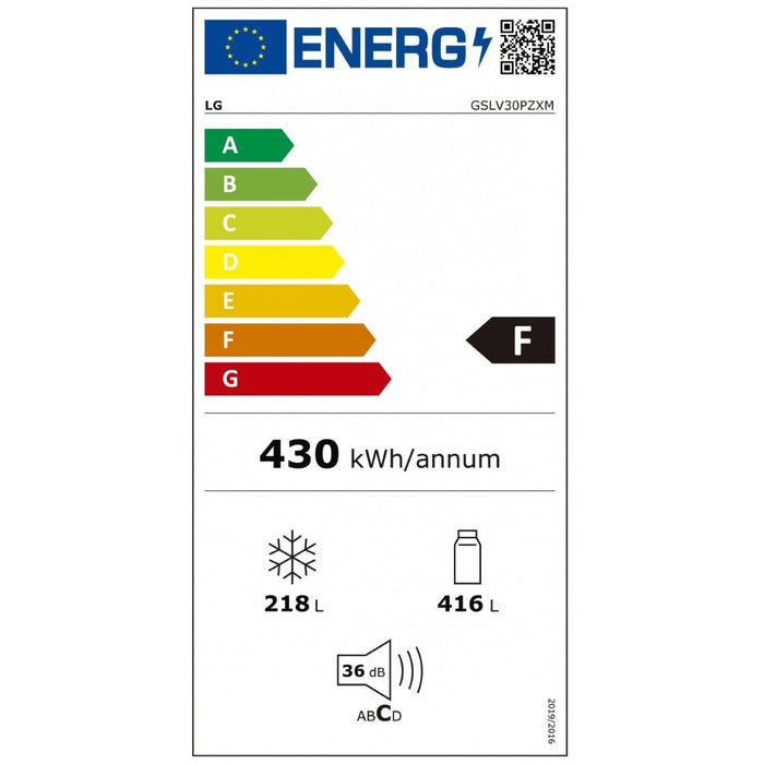 Frigider american LG GSLV30PZXM Oțel inoxidabil (179 x 91 cm)