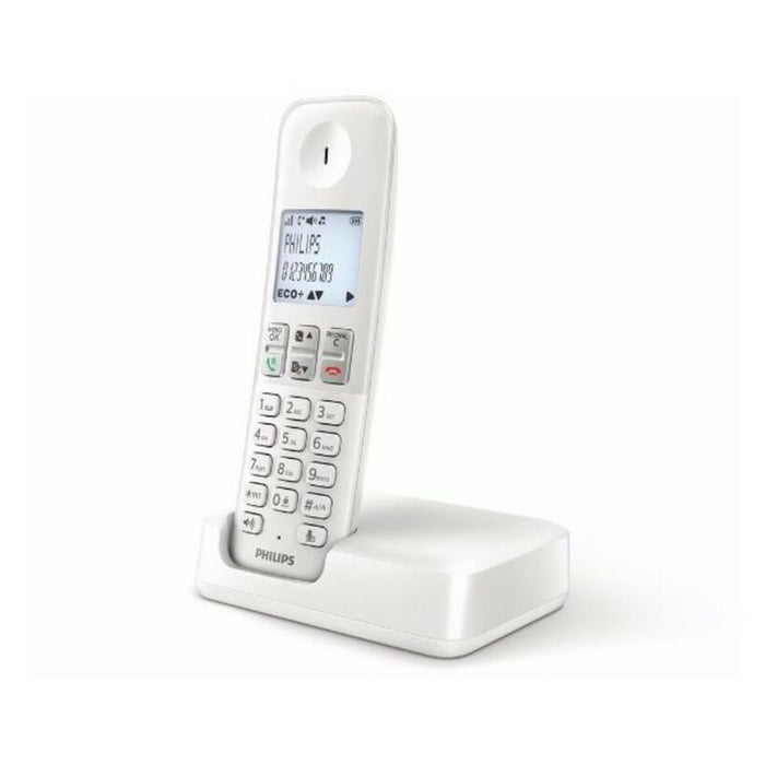 Telefon fără Fir Philips D2501W/34 1,8" 500 mAh GAP Alb