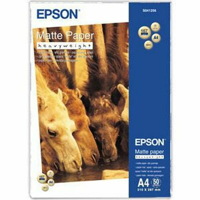 Hârtie foto mată Epson C13S041256 A4 (50 Unități)