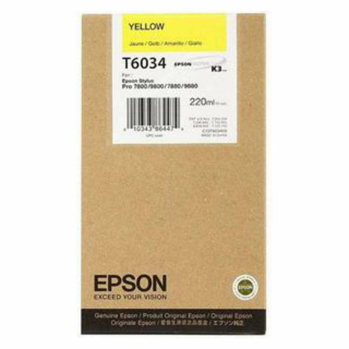 Cartuș cu Cerneală Originală Epson C13T603400 Galben