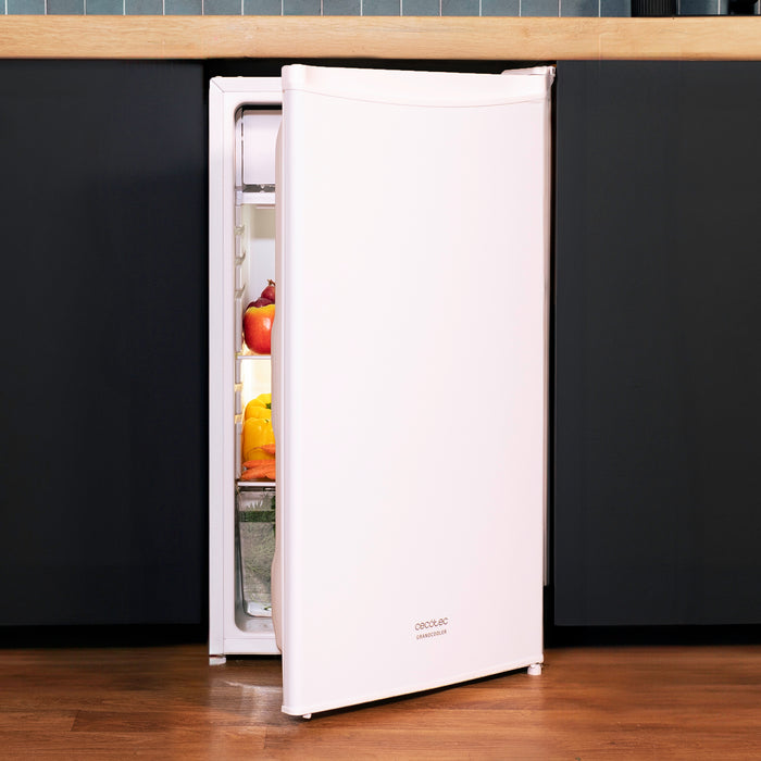 Minifrigider de blat Cecotec Bolero CoolMarket TT 90 White E, 90 l, clasa E, 47 × 44 × 82 cm, alb