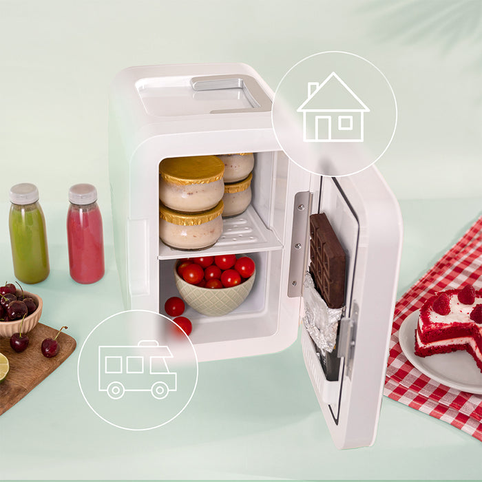 Mini frigider Cecotec Bolero MiniCooling 10L Bahamas Mint, 10 l, 7–65 °C, clasa E, verde mentă