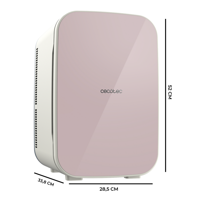 Mini frigider Cecotec Bolero MiniCooling 25L Bahamas Pink, 25 l, clasa E, roz