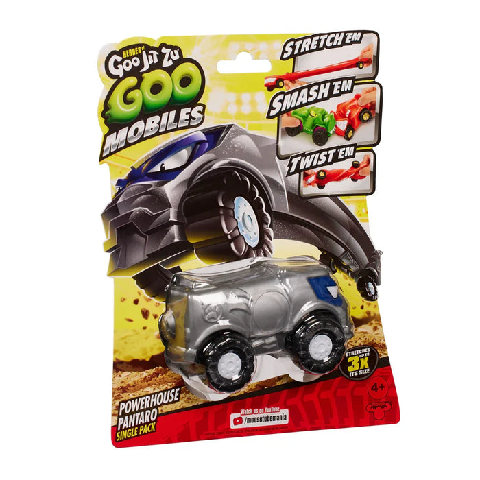 Mașinuță Moose Goo Jit Zu Goo Mobiles, Powerhouse Pantaro, se întinde până la 3 ori, 4+ ani