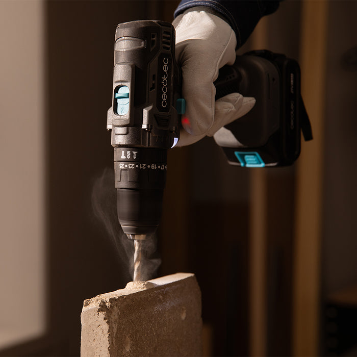 Bormașină cu percuție și înșurubare Cecotec PowerForce 2120 Impact, 21 V, 45 Nm, 1500 rpm