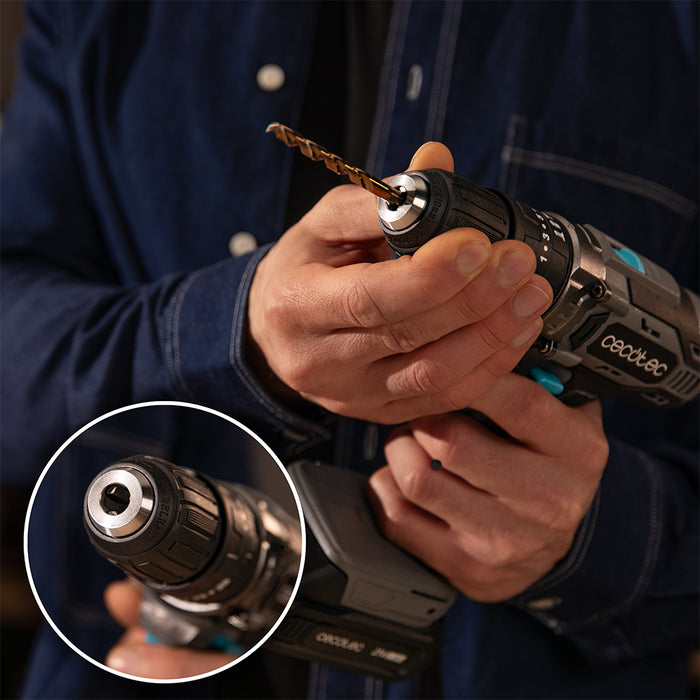 Bormașină cu percuție și înșurubare Cecotec PowerForce 2120 Impact, 21 V, 45 Nm, 1500 rpm
