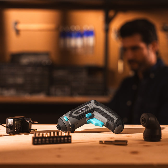 Șurubelniță electrică Cecotec PowerGyro 3500 Angle Set, 4 V, 6 Nm, 200 rpm