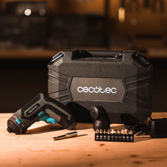Șurubelniță electrică Cecotec PowerGyro 3500 Angle Set, 4 V, 6 Nm, 200 rpm