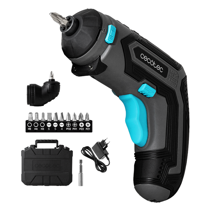 Șurubelniță electrică Cecotec PowerGyro 3500 Angle Set, 4 V, 6 Nm, 200 rpm