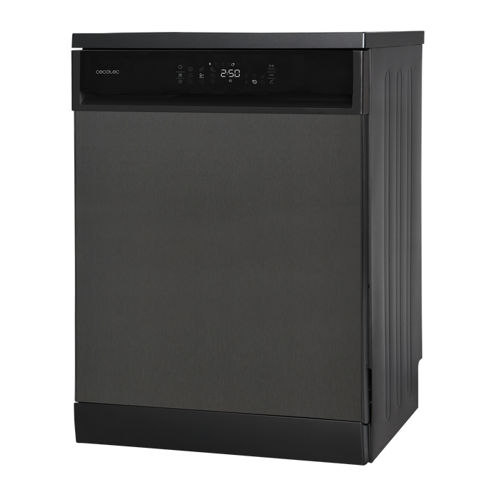 Mașină de spălat vase Cecotec Bolero Aguazero 6800 Dark A, 14 seturi, 8 programe, clasa A, finisaj închis