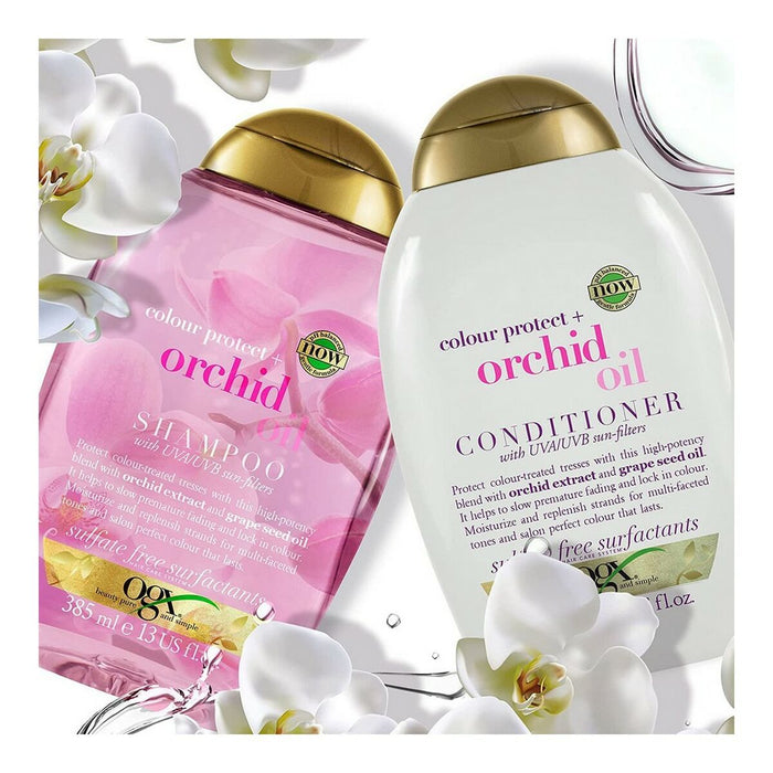 Șampon pentru Accentuarea Culorii OGX Orhidee (385 ml)