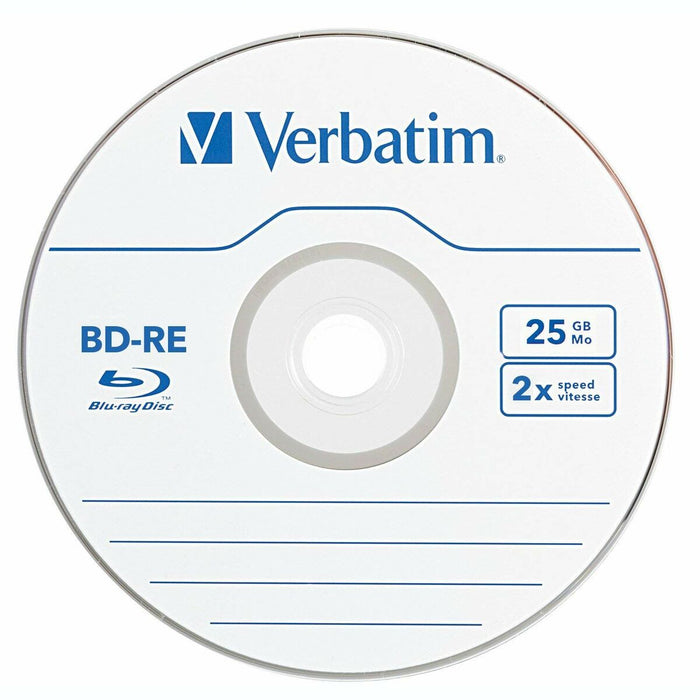 Blu-ray BD-RE Verbatim Datalife 5 Unități 25 GB 6x