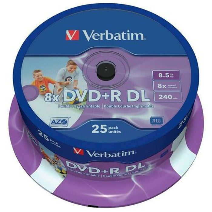DVD+R Verbatim 43667 25 Unități