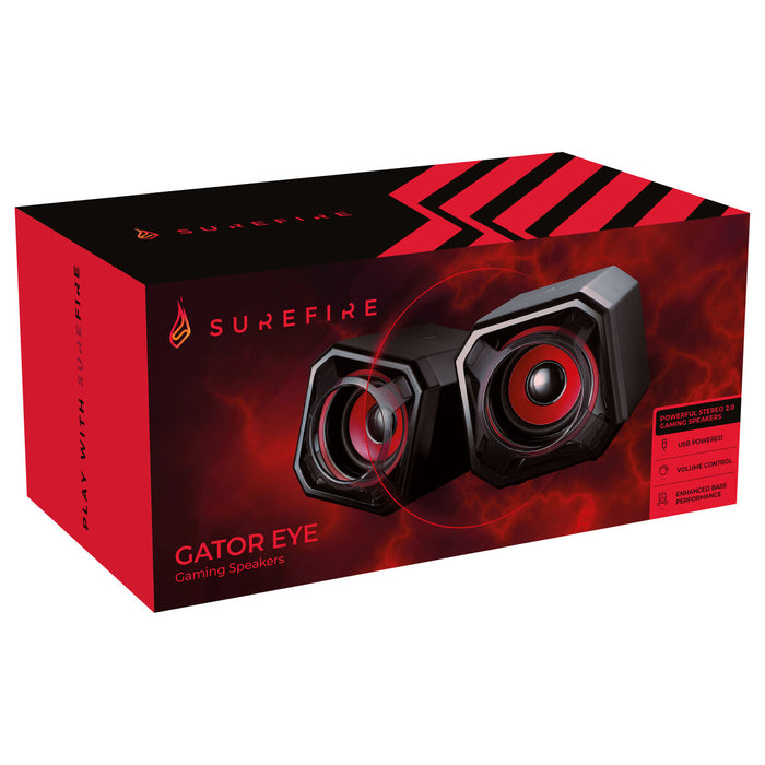 Difuzoare Gaming Verbatim Gator Eye Negru 2,5 W