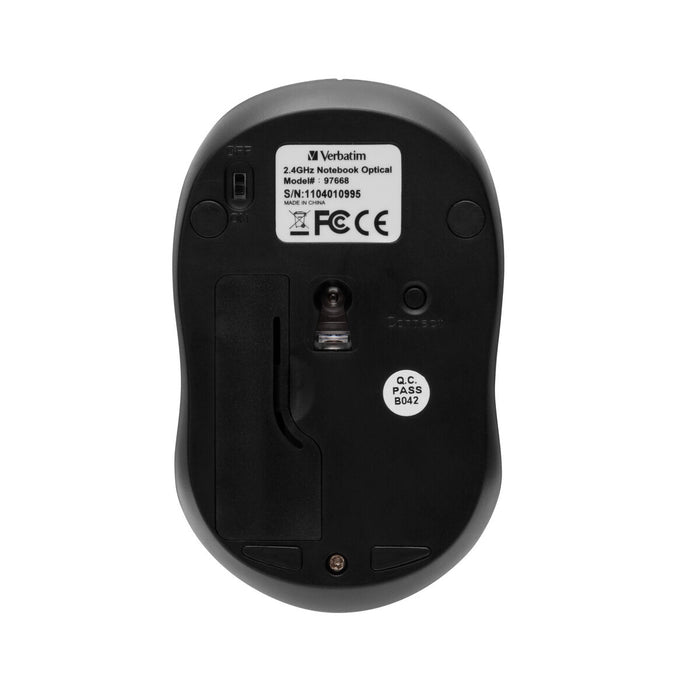 Mouse Optic Verbatim 49042 Negru (1 Unități)