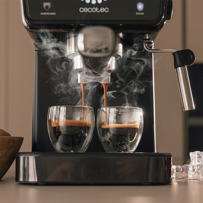 Espressor Cecotec Power Espresso Touch ColdBrew, 20 bar, rezervor 1,5 l, negru