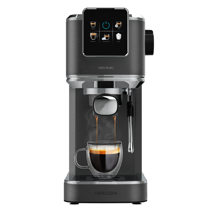 Espressor Cecotec Cafelizzia ColdBrew, 20 bar, rezervor 1,2 l, 16 × 32 × 32 cm, negru