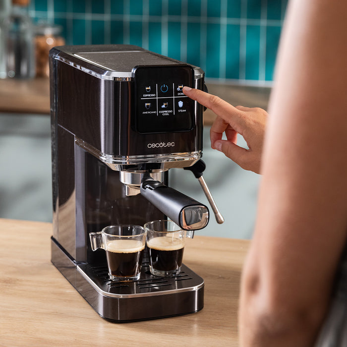 Espressor Cecotec Cafelizzia ColdBrew, 20 bar, rezervor 1,2 l, 16 × 32 × 32 cm, negru