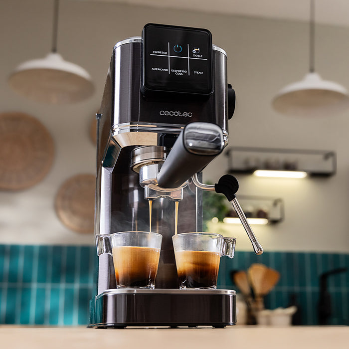 Espressor Cecotec Cafelizzia ColdBrew, 20 bar, rezervor 1,2 l, 16 × 32 × 32 cm, negru