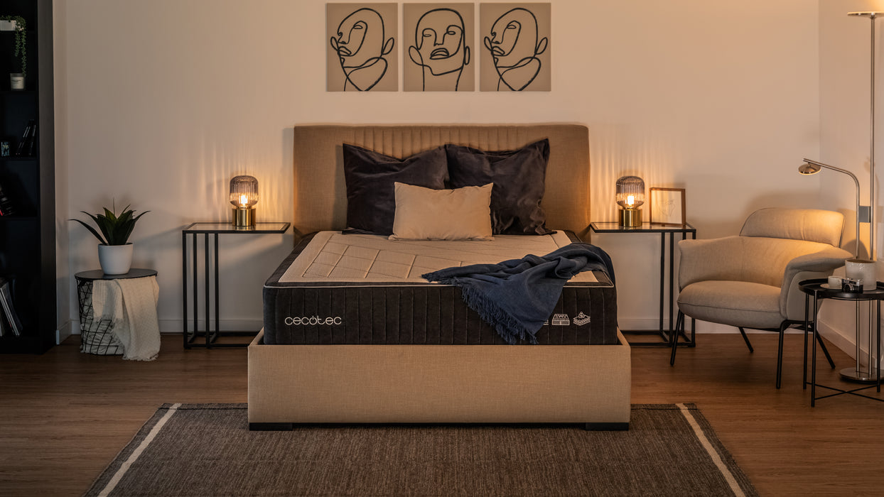 Saltea Cecotec Flow Select Breath 150x190, 150 × 190 cm, înălțime 30 cm, arcuri împachetate