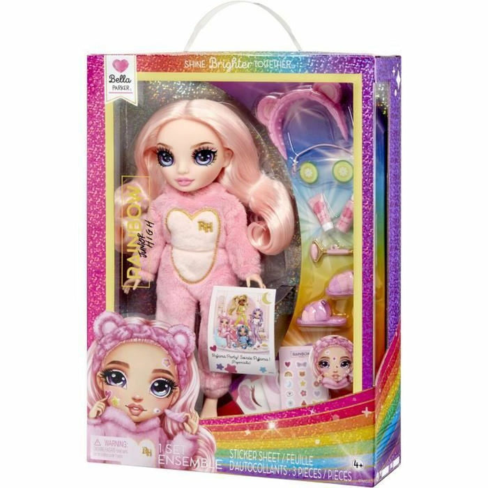 Păpușă bebeluș Rainbow High Pajama Party Bella (Pink)