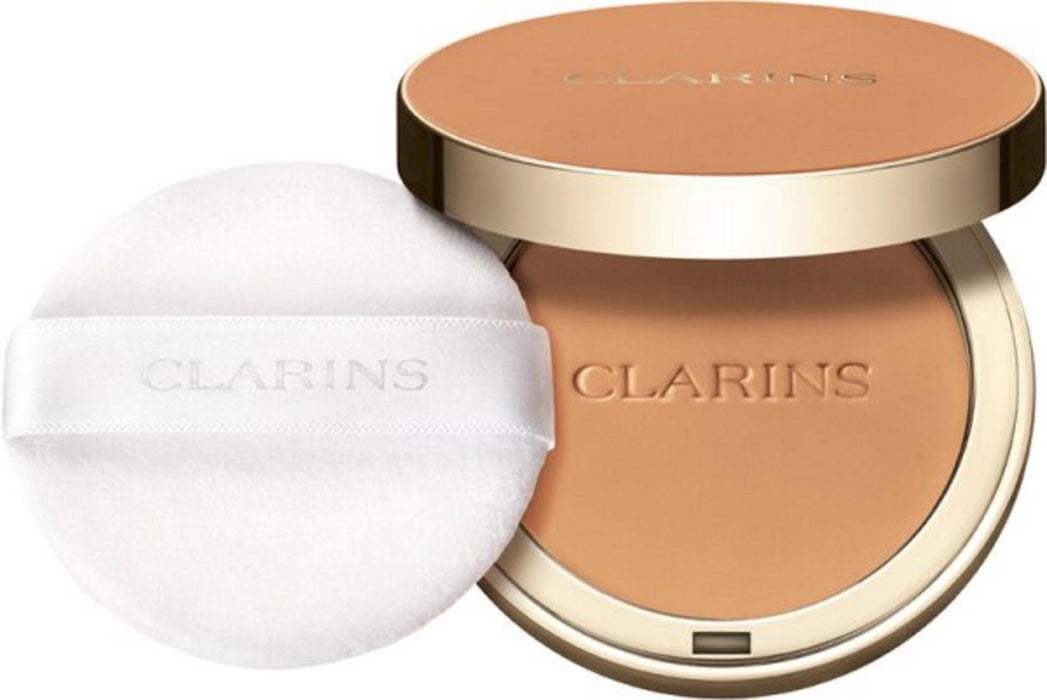 Pudră compactă Clarins Ever Matte, matifiantă, nuanța 05 Mediu adânc, 10 g