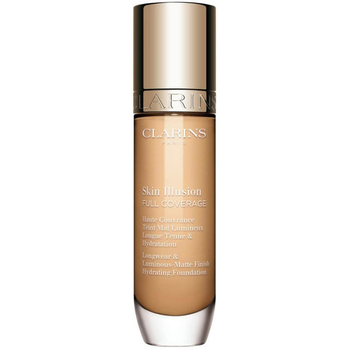 Fond de ten lichid Clarins Skin Illusion, acoperire mare, hidratant, finisaj mat luminos, nuanța 105.5W, 30 ml