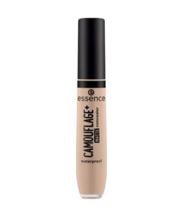 Corector lichid Essence Camouflage+ Matt, cu efect mat, rezistent la apă, nuanța 100, 8 ml