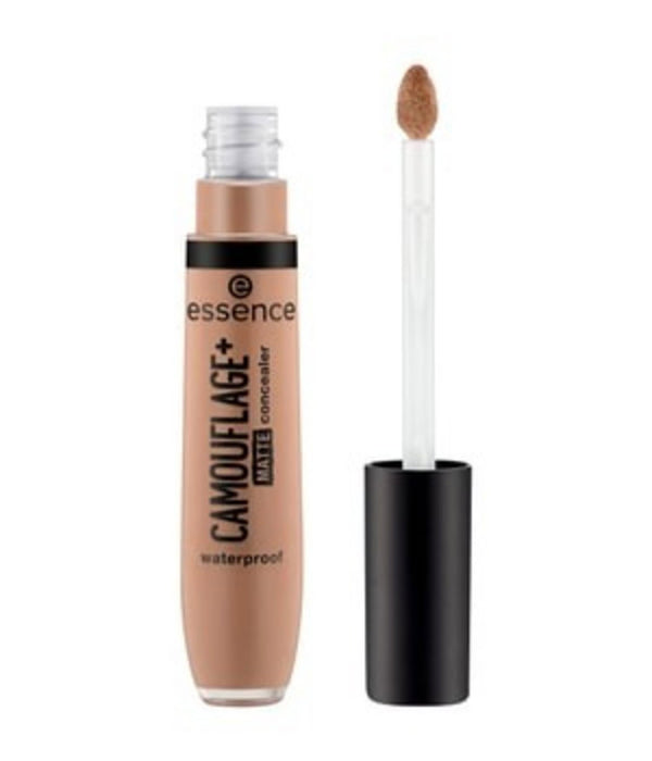 Corector lichid Essence Camouflage+ Matt, finisaj mat, rezistent la apă, nuanța 160 Bej însorit, 8 ml