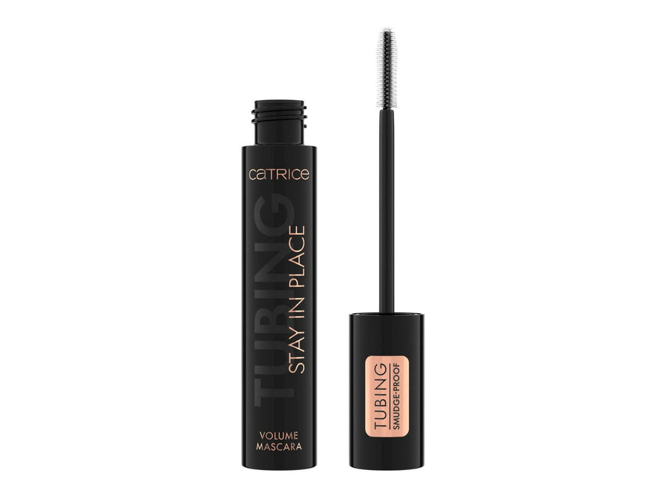 Mascara Catrice Tubing Stay In Place, pentru volum, nuanța 010 Panda-Proof Black, 11 ml