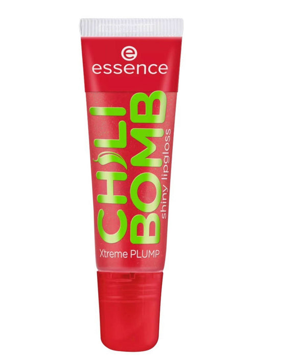 Luciu de buze Essence Chili Bomb, cu efect de volum, nuanța 01 Strawberry Salsa, 10 ml