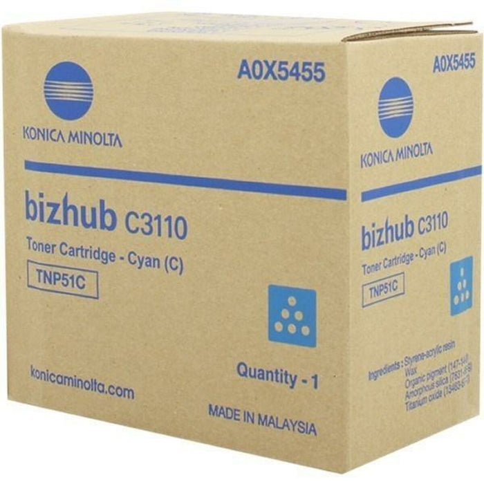 Toner Konica Minolta TNP-51C Alb Cyan
