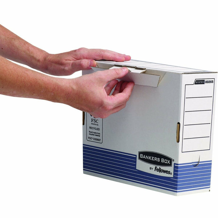 Dosar de arhivare Fellowes Albastru Alb A4 100 mm (10 Unități)