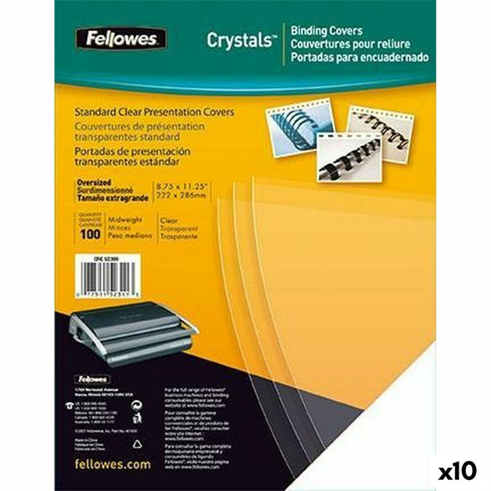 Coperți pentru legare Fellowes 5375901 Transparent A4 100 Piese (100 Unități)