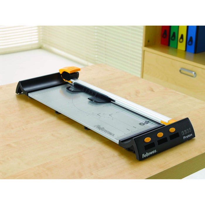 Roller Shear Fellowes Proton Negru Argintiu A3