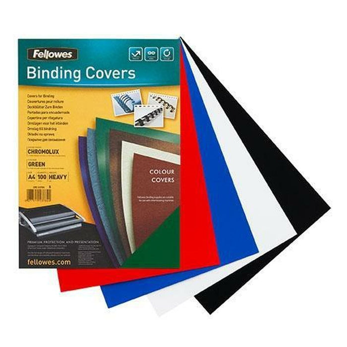 Capac de protecție Fellowes Negru A4 Carton (50 Unități)