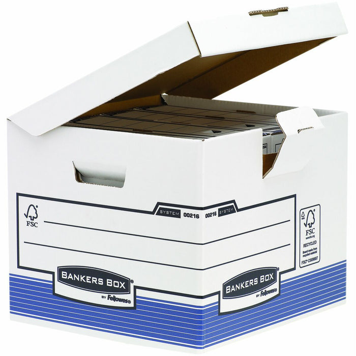 Dosar de arhivare Fellowes 0021601 Albastru Alb A4 31 x 37,7 x 39,5 cm