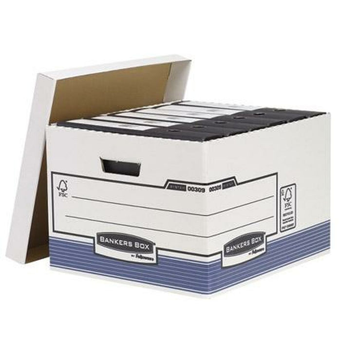 Dosar de arhivare Fellowes Albastru Alb Din A4 29,4 x 38,7 x 44,5 cm