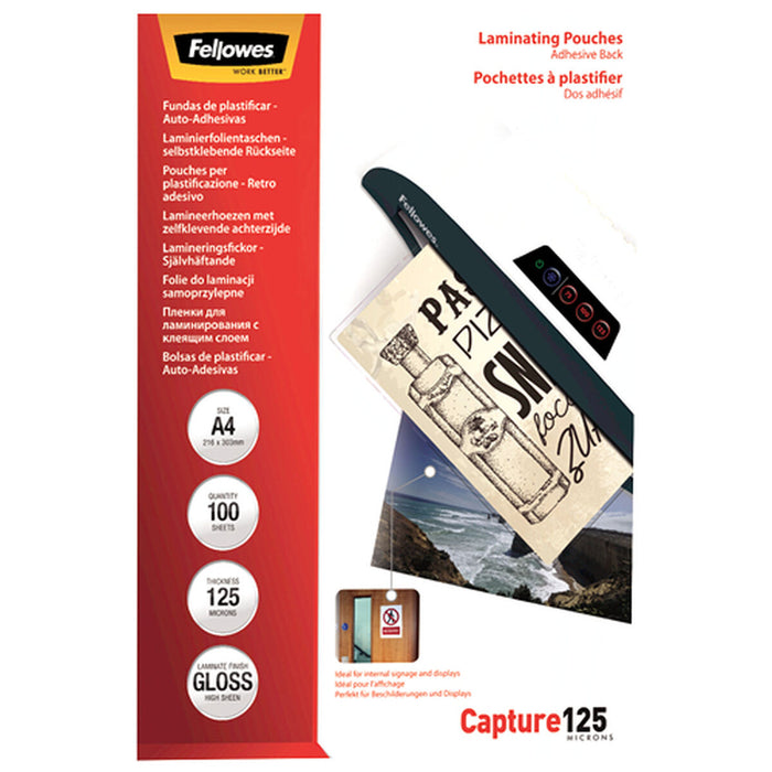 Manșoane de plastifiere Fellowes 5328901 Transparent A4 (100 Unități)