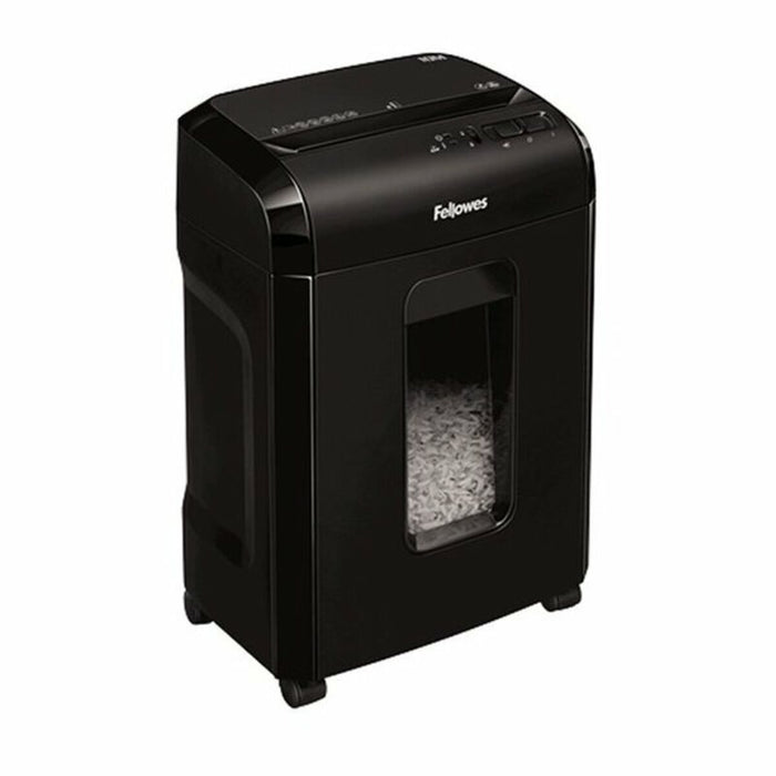 Concasor de Hârtie Tăiere Măruntă Fellowes Powershred 10M 2 x 12 mm Negru
