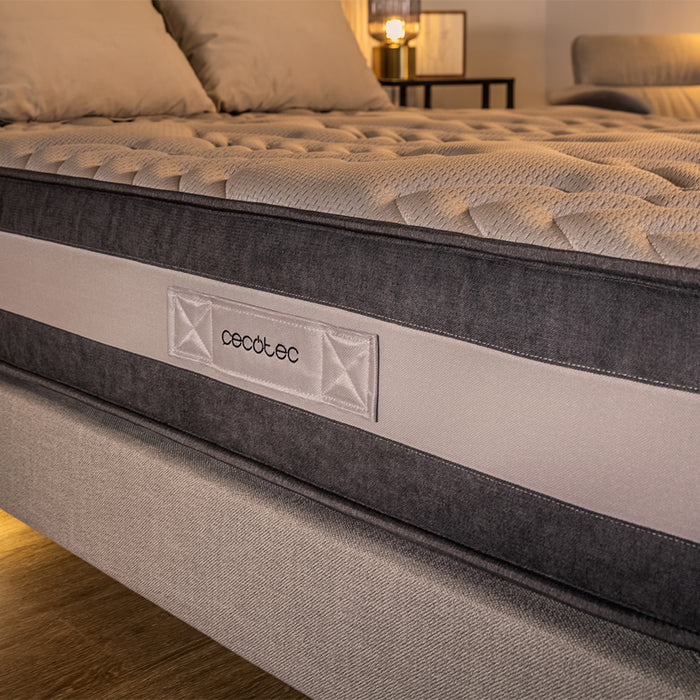Saltea Cecotec Flow Select Touch 135x190, 135 × 190 cm, hibridă cu arcuri împachetate
