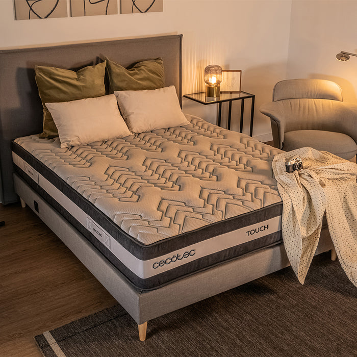 Saltea cu arcuri împachetate individual Cecotec Flow Select Touch 80x190, 80 × 190 cm, spumă Soft 40