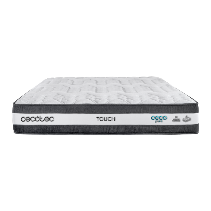 Saltea Cecotec Flow Select Touch 135x190, 135 × 190 cm, hibridă cu arcuri împachetate