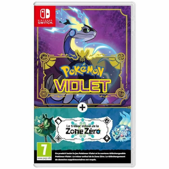 Joc video pentru Switch Pokémon Violet + The Hidden Treasure of Area Zero (FR)
