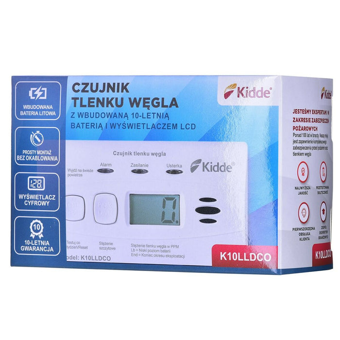 Detector de monoxid de carbon Kidde K10LLDCO