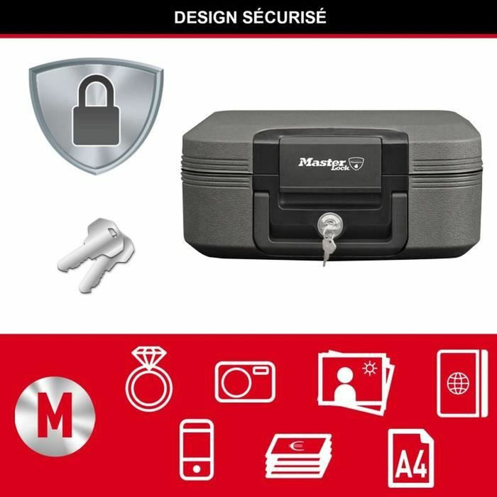 Seif Master Lock Negru 7,8 L