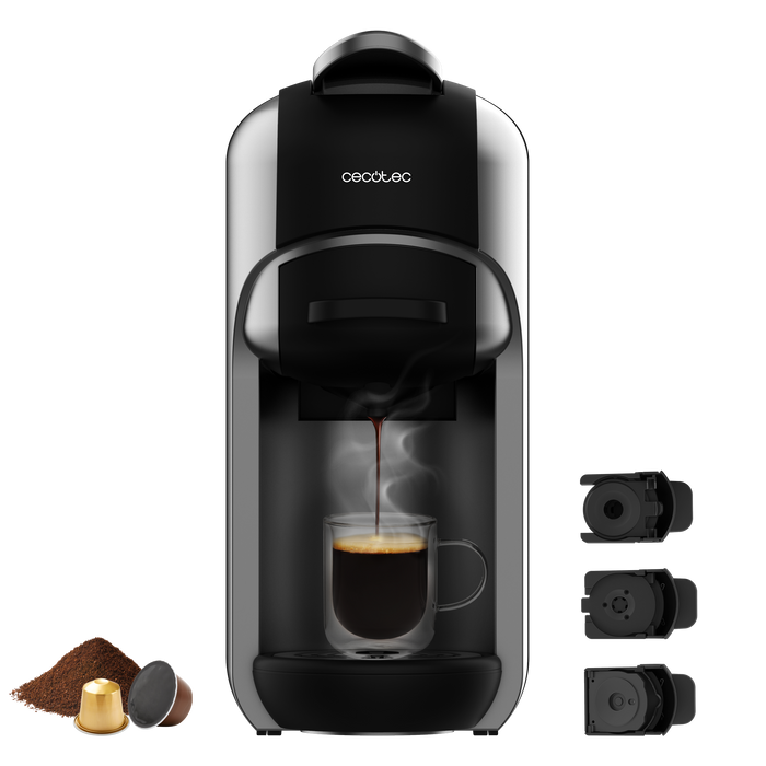 Espressor 3 în 1 Cecotec FreeStyle Compact, 1450 W, 19 bar, rezervor 0,6 l