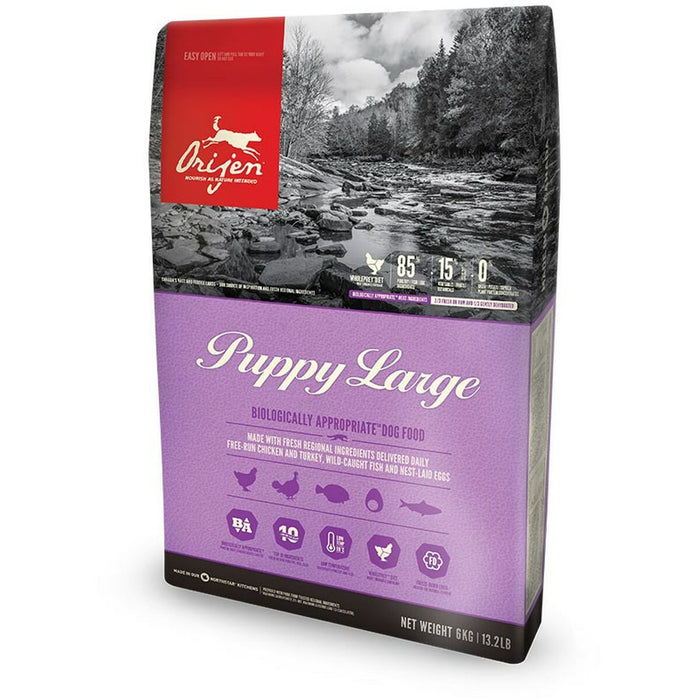 Nutreț Orijen Puppy Large Adult Copil/Junior Pui Curcan Pește 20-40 Kg 11,4 Kg