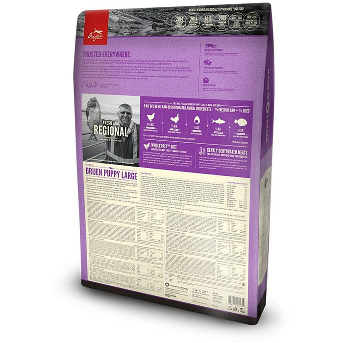 Nutreț Orijen Puppy Large Adult Copil/Junior Pui Curcan Pește 20-40 Kg 11,4 Kg