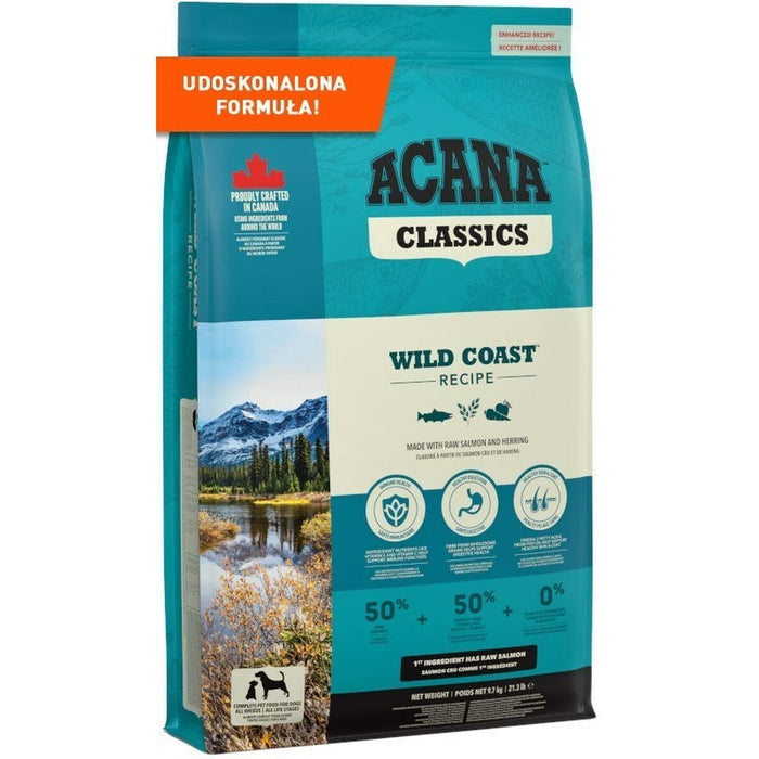 Nutreț Acana Classics Wild Coas Adult Somon Pește 9,7 Kg